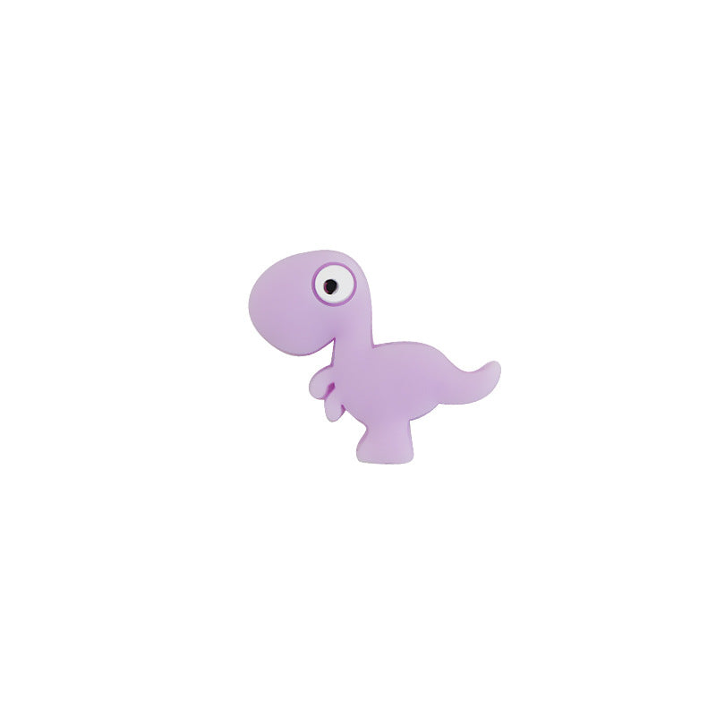 Wholesale 10PCS Teether  Dinosaur DIY Baby Molded Silicone Beads